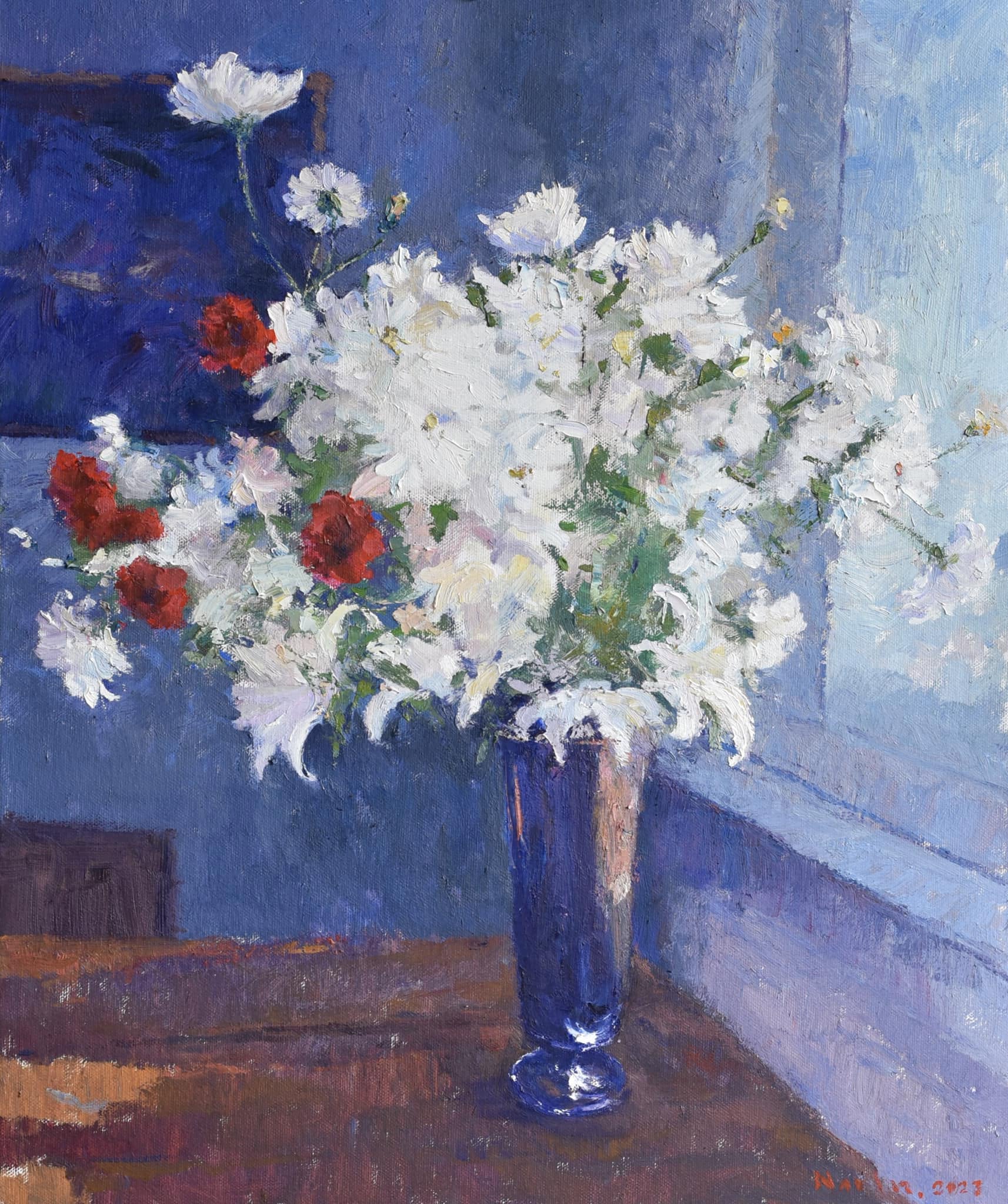 The Blue flower .